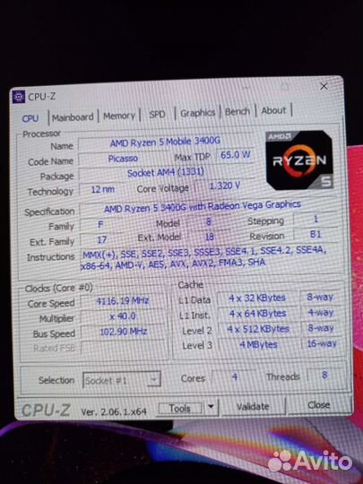 Amd ryzen 5 3400g