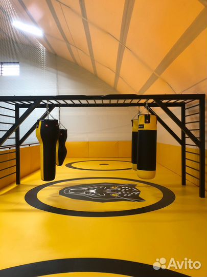 Борцовский ковер 12х12 трехцветный