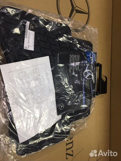 Комплект ковриков задних Mercedes W223