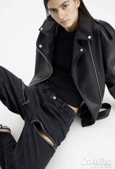 Джинсы lime со стразами 40