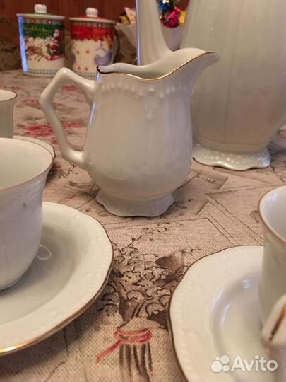 Jartlina фарфоровый кофейный набор