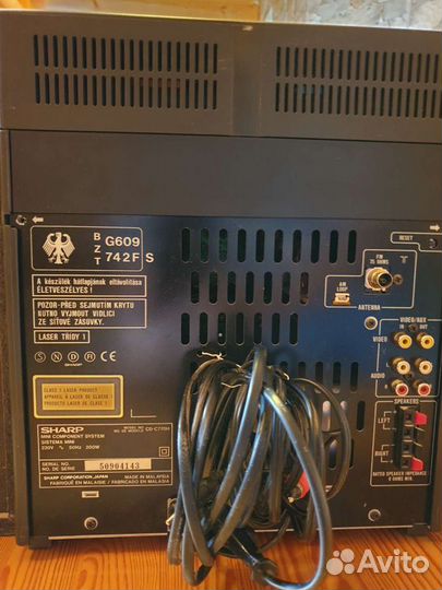 Музыкальный центр sharp CD C770H