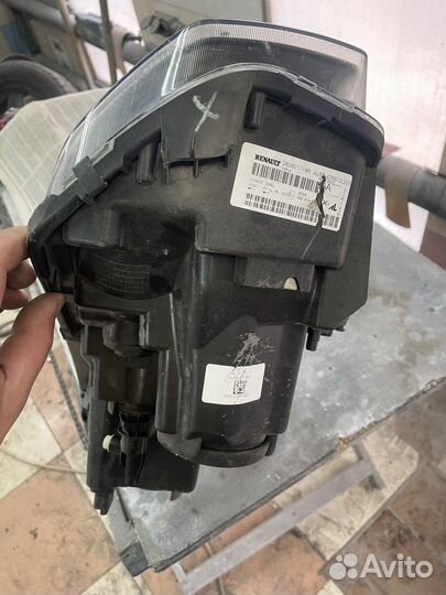 Фара левая logan 2 с дхо