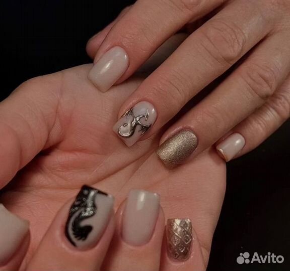 Маникюр с покрытием 1000