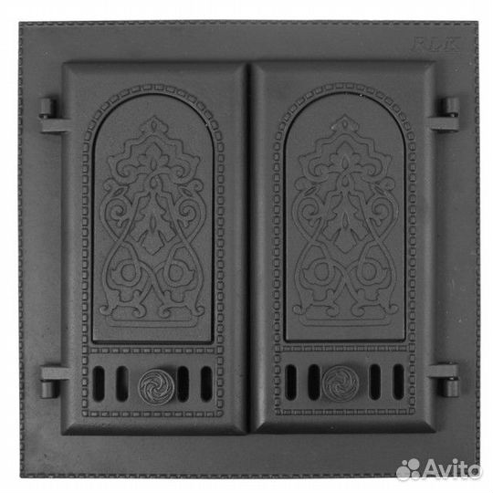 Дверки чугунные топочные и каминные