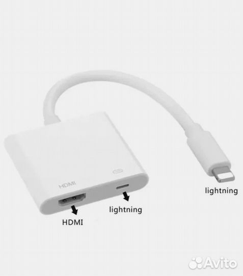 Продам кабель переходник lighting-hdmi