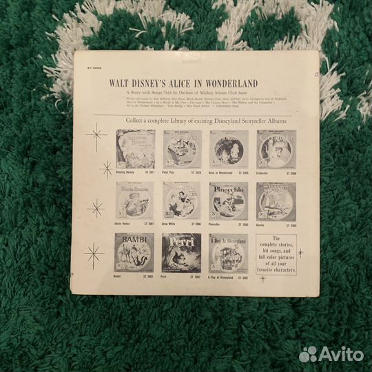 Walt Disney’s Story Of Alice In Wonderland vinyl