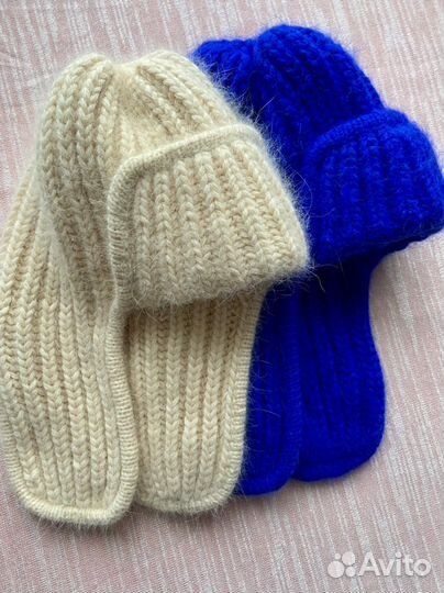 Шапка ушанка женская