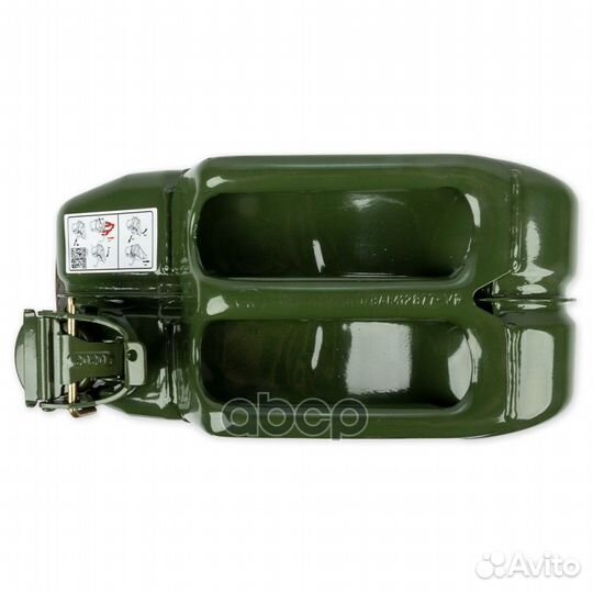 Канистра 10л металлическая, крышка с фиксатором