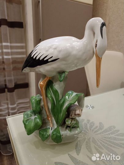 Статуэтка Цапля на болоте