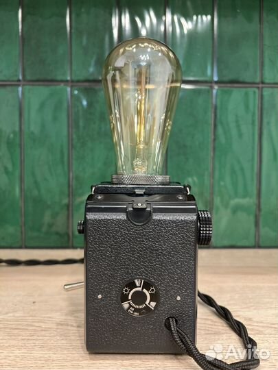 Светильник Loft (винтаж) из фотоаппарата