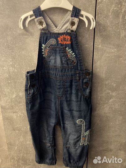 Джинсовый комбинезон 86