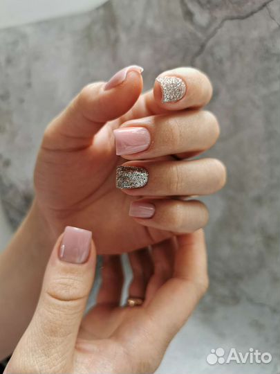 Маникюр, гель лак, наращивание