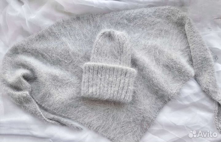 Шапочка и бактус (косынка)