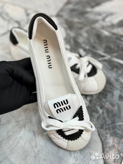 Балетки miumiu