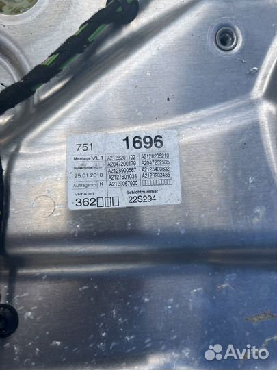 Mercedes w212 стеклоподъемник передний левый