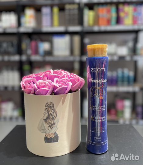 Кератин для выпрямления волос zoom Amazon Oils