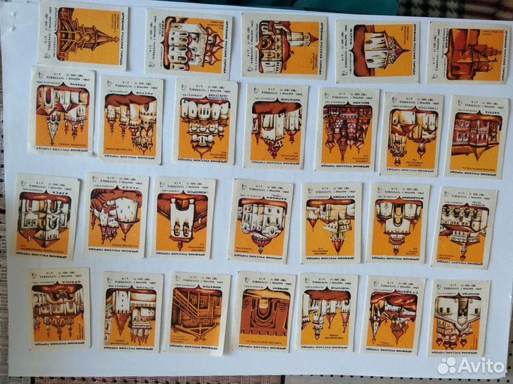 Этикетки на спичечный коробок