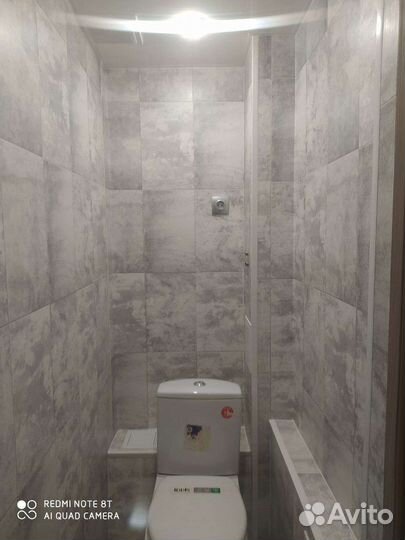 Ремонт ванны, туалетов пластиком