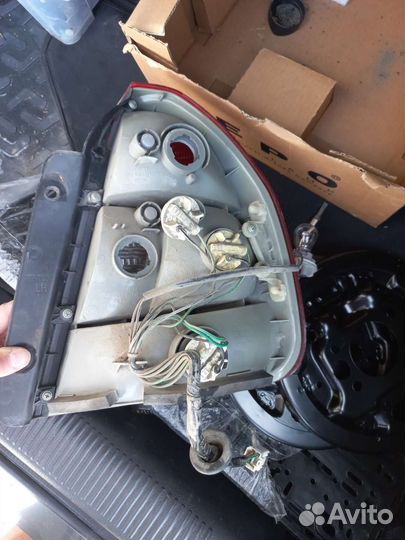 Фара Хундай Акцент задняя левая