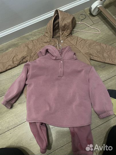 Костюм и курточка Zara 104 на девочку