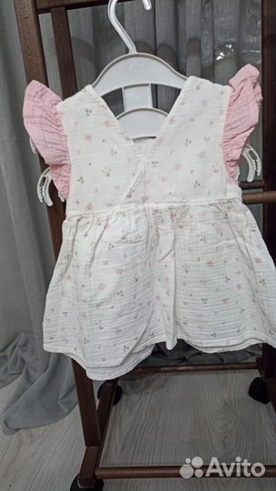 Муслиновое платье для девочки