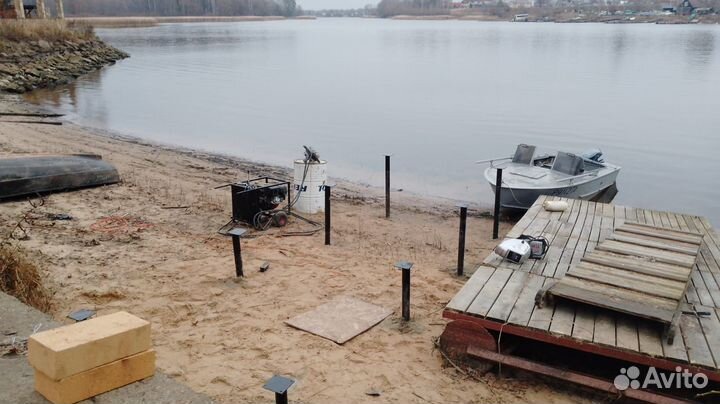 SVS3,5 - Винтовые сваи, установка под ключ