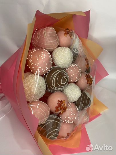 Букет из клубники в шоколаде