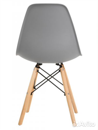 Стул в стиле eames DSW, светло- серый, 1 шт