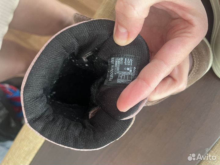 Сапоги для девочки ecco 27 размер