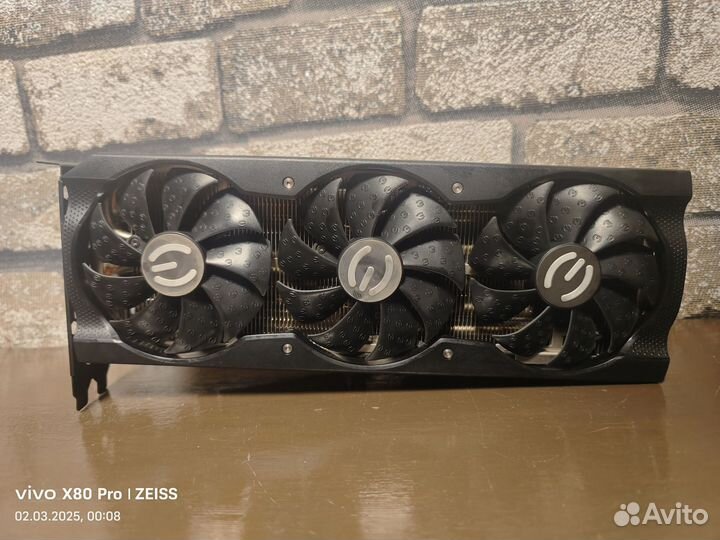RTX 3080 ti evga XC3 LHR(обслужена)
