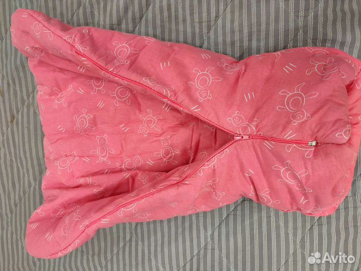 Конверт на выписку для девочки весна осень