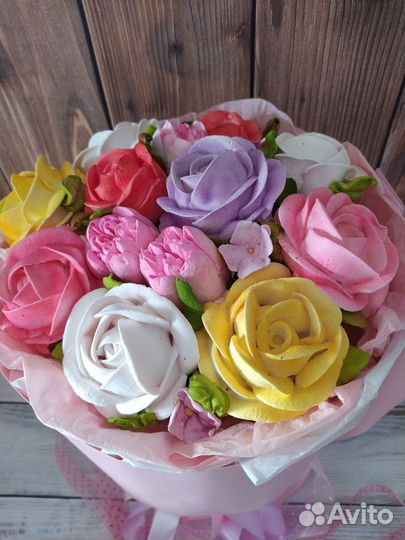 Зефирные букеты, зефир