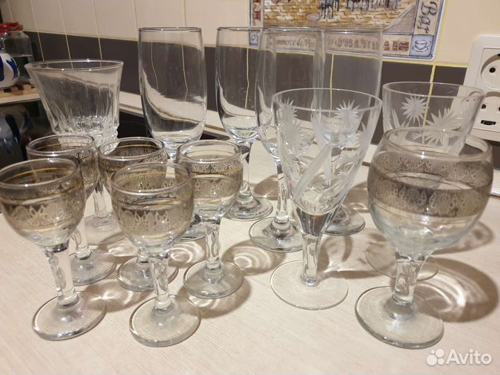 Бокалы, рюмочки (цена за все)