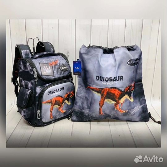 Рюкзак школьный новый 2 в 1