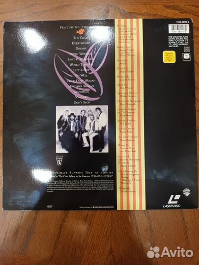 Laserdisc LD Fleetwood Mac Tango In The Night