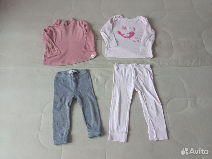 Вещи фирменные пакетом для девочки р.86