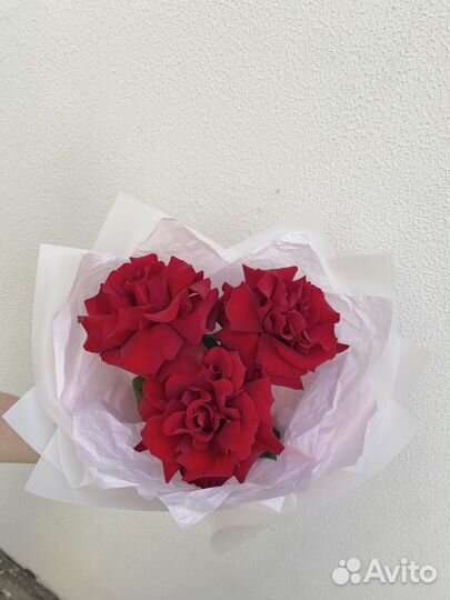 Букет - 3 французские розы