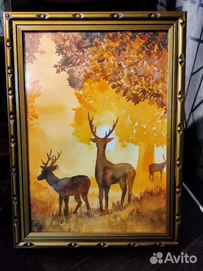 Рисунок акварелью