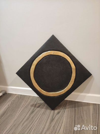 Картина барельеф кольцо