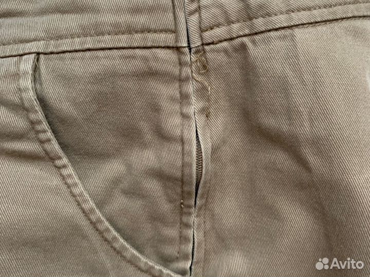 Шорты бежевые плотные 46-48