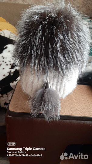 Шапка норковая 58 размер женская