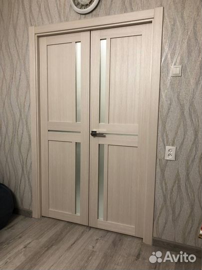 Двухстворчатые двери за неделю с установкой