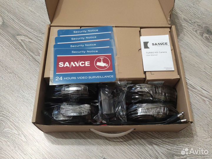 Комплект 4PCS 2.0MP 1080P уличная камера