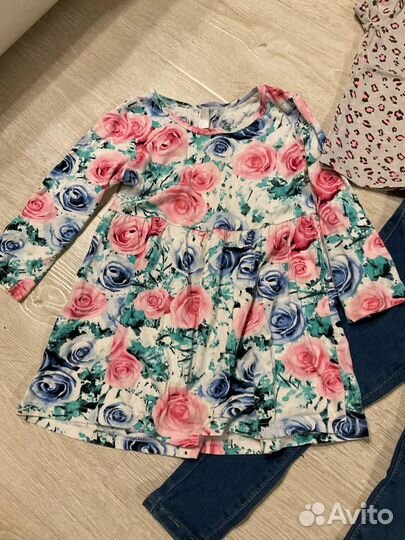 Вещи пакетом на девочку 92 98