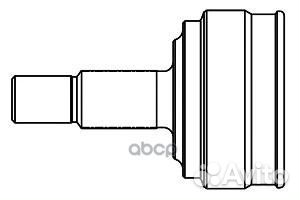 Шрус toyota avensis T250/corolla IX E120 1.4D-2