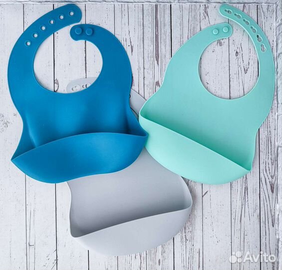 Силиконовые нагрудники /слюнявчики