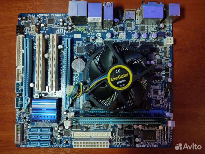 Материнская плата gigabyte с процессором i5 750