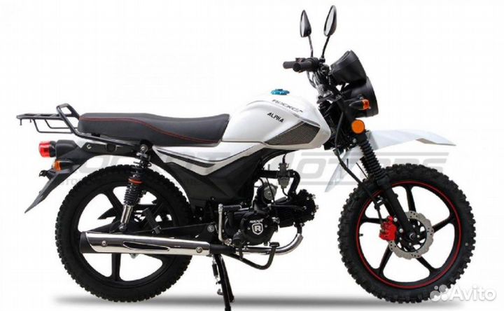 Мопед rockot alpha offroad M-12 белый