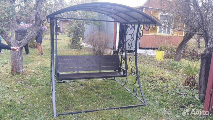 Садовые качели кованные